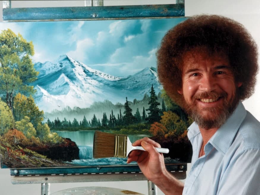 Danh họa Bob Ross - "Ông già Noel" ban phát niềm vui hội họa
