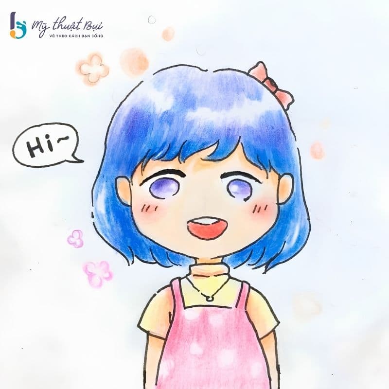 Cách vẽ chibi nữ