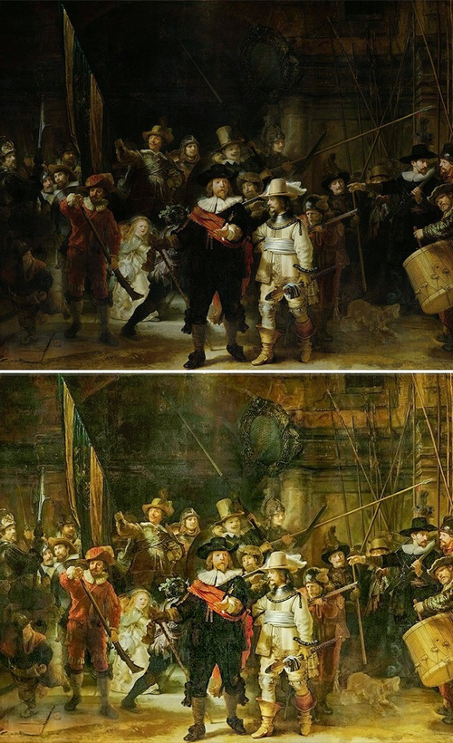 Bức tranh The Night Watch của họa sĩ Hà Lan - Rembrandt van Rijn