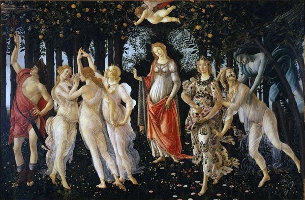 Bức tranh “Primavera” của Sandro Botticelli Bức tranh “Primavera” của Sandro Botticelli