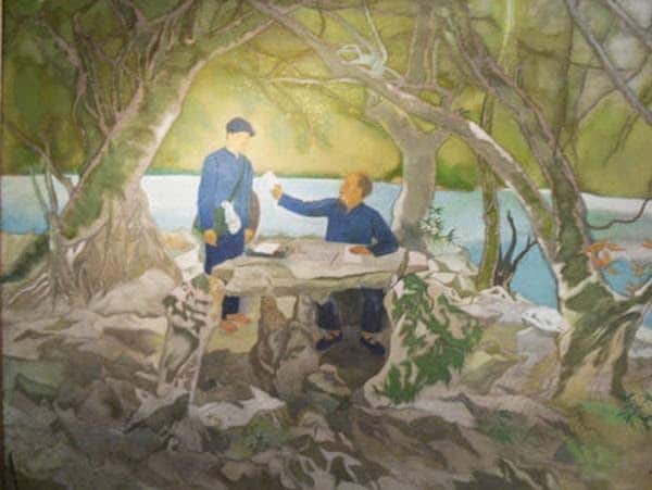 Tác phẩm "Bác Hồ" của họa sĩ Phạm Văn Đôn Tác phẩm "Bác Hồ" của họa sĩ Phạm Văn Đôn