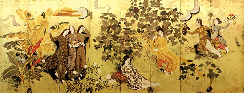 Tác phẩm "Thiếu nữ trong vườn"