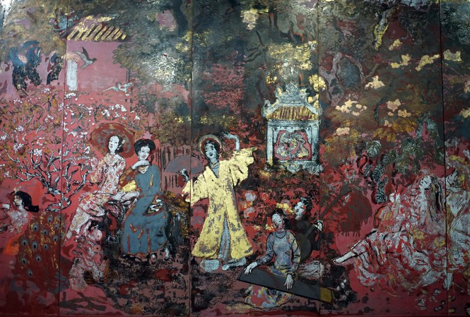 Tác phẩm "Vườn xuân Trung Nam Bắc"