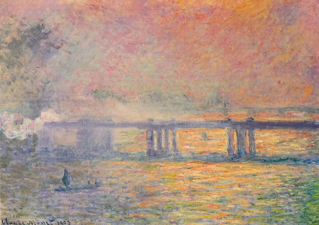 Tác phẩm Cầu Charing Cross (The Charing Cross Bridge) - Claude Monet, 1902