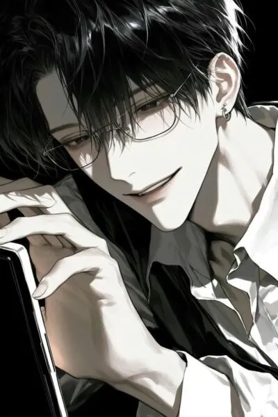 Tranh vẽ anime nam ngầu