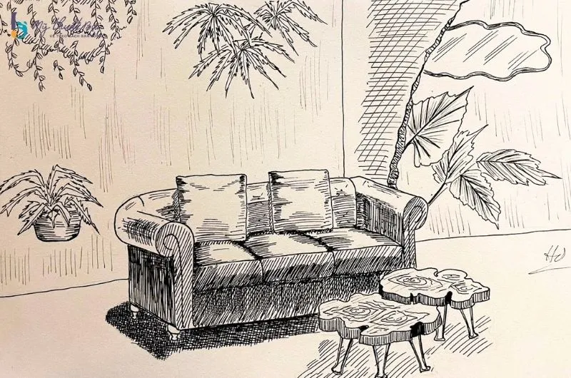 Trang ký họa đơn giản