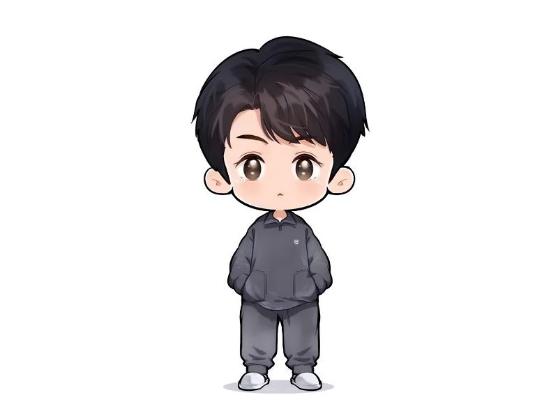 Tranh vẽ chibi nam lạnh lùng