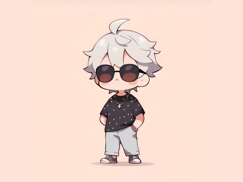 Tranh vẽ chibi nam ngầu