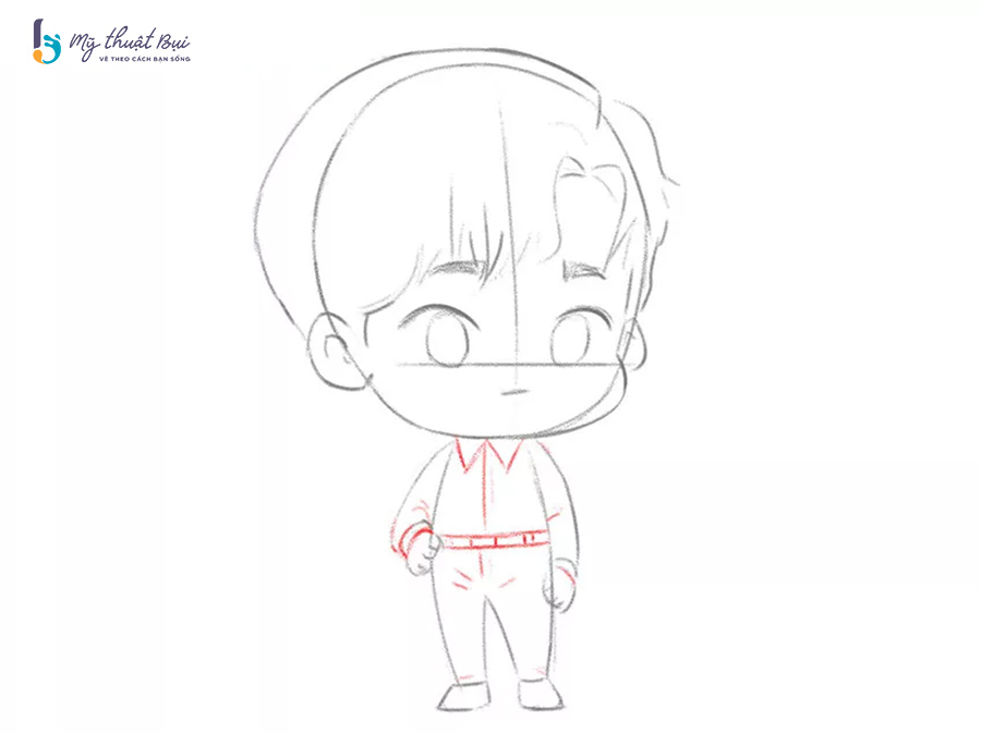 Vẽ quần áo cho chibi nam Vẽ quần áo cho chibi nam