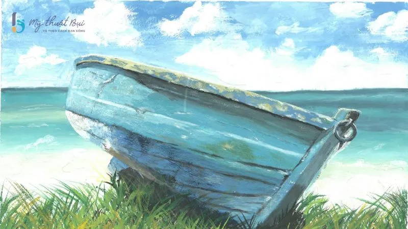 Vẽ tranh phong cảnh biển