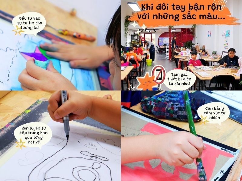 Sự thay đổi của bé sau khi học tại Bụi Nhỏ Sự thay đổi của bé sau khi học tại Bụi Nhỏ