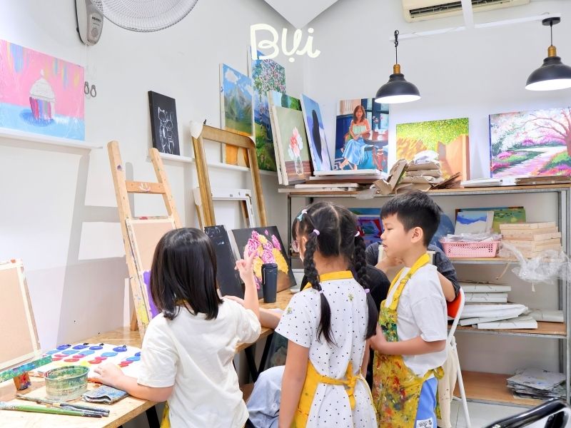 Đăng ký học thử lớp vẽ Mỹ Thuật Bụi