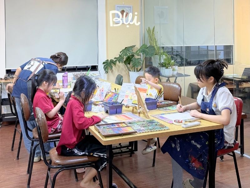 Địa chỉ lớp dạy vẽ cho bé Quận Hà Đông của Mỹ Thuật Bụi