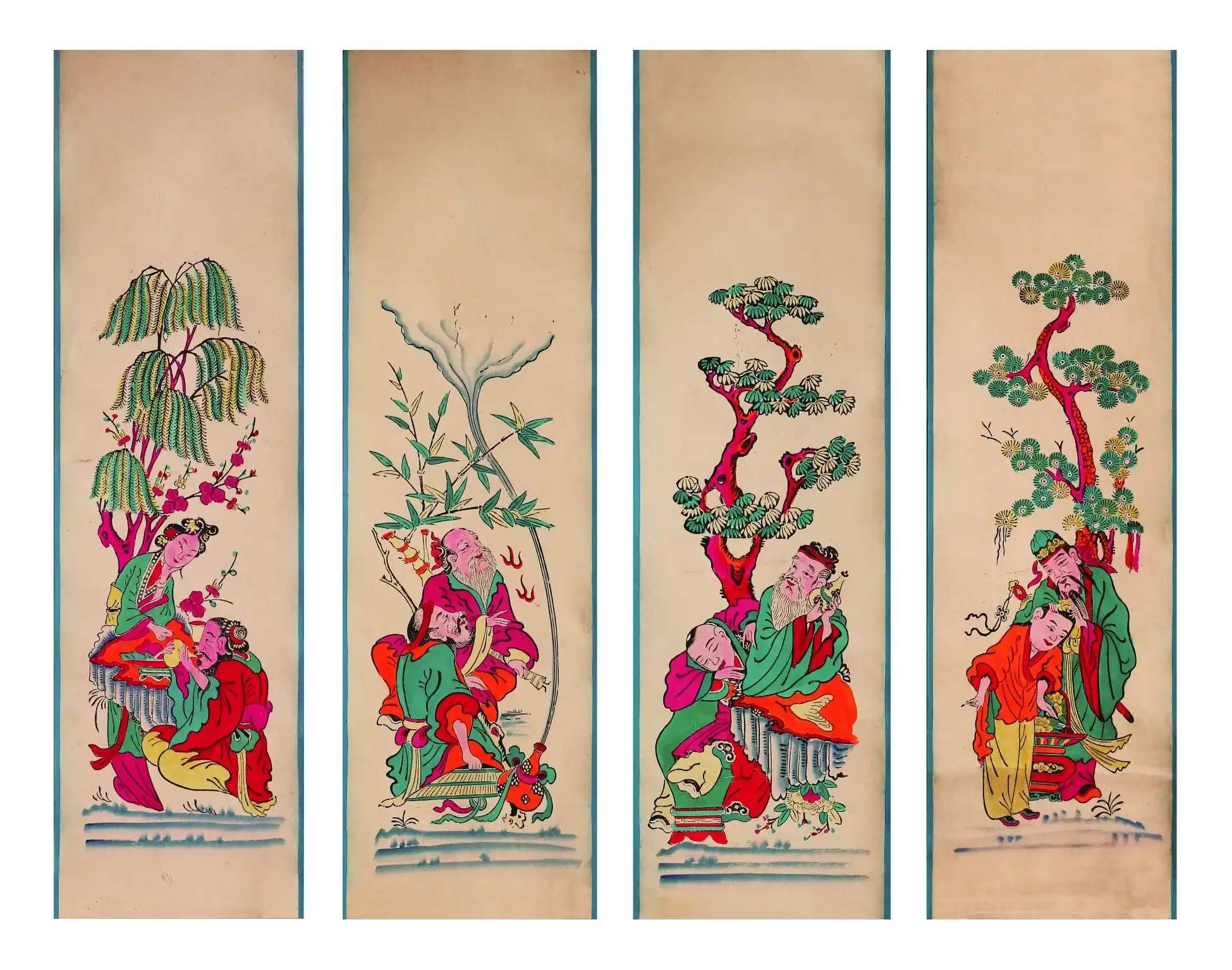 Bộ tranh tứ bình Bát Tiên