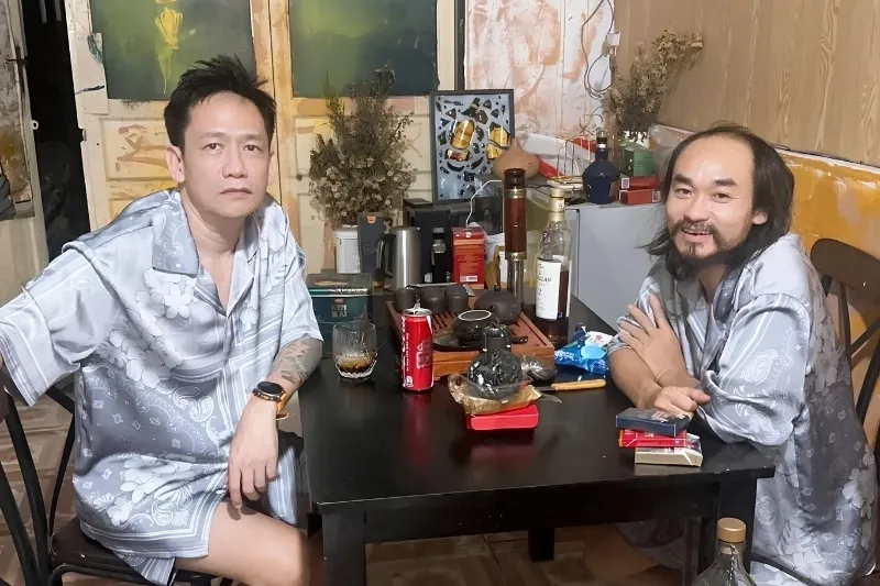 Họa sĩ Đoàn Nguyên và ca sĩ Duy Mạnh