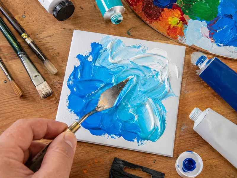 Hướng dẫn các bước trộn màu Acrylic Hướng dẫn các bước trộn màu Acrylic