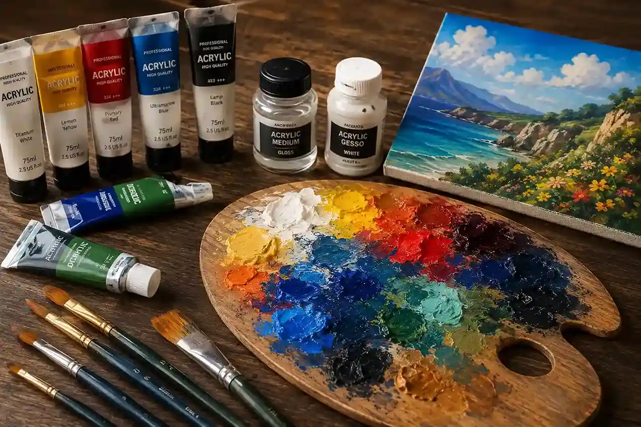 Màu acrylic