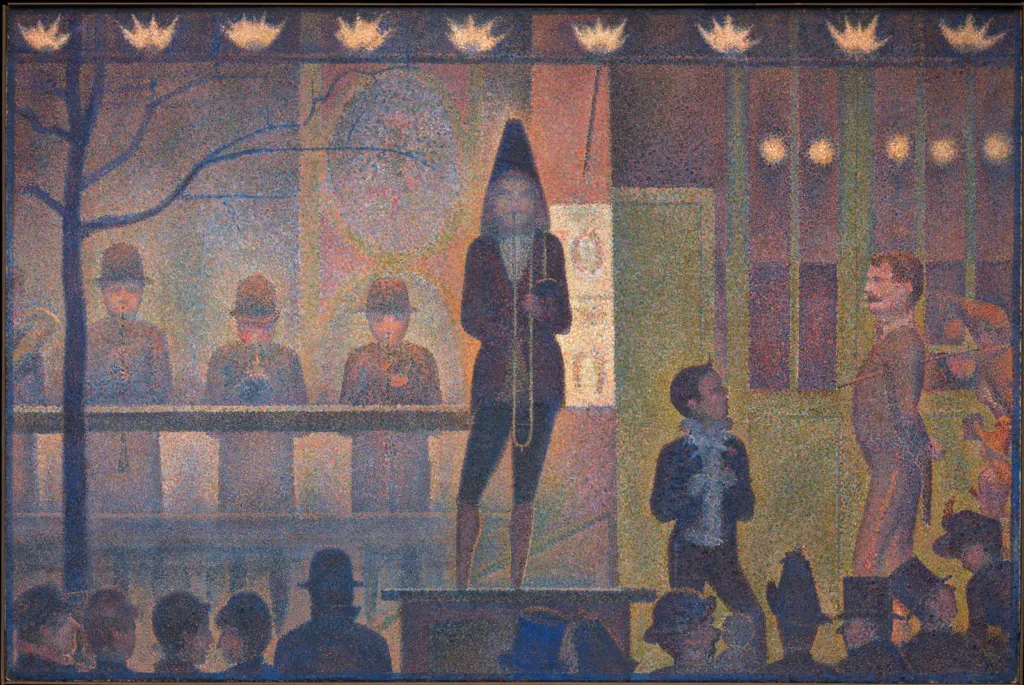 Kiệt tác Circus Sideshow của họa sĩ Hậu Ấn tượng Georges Seurat