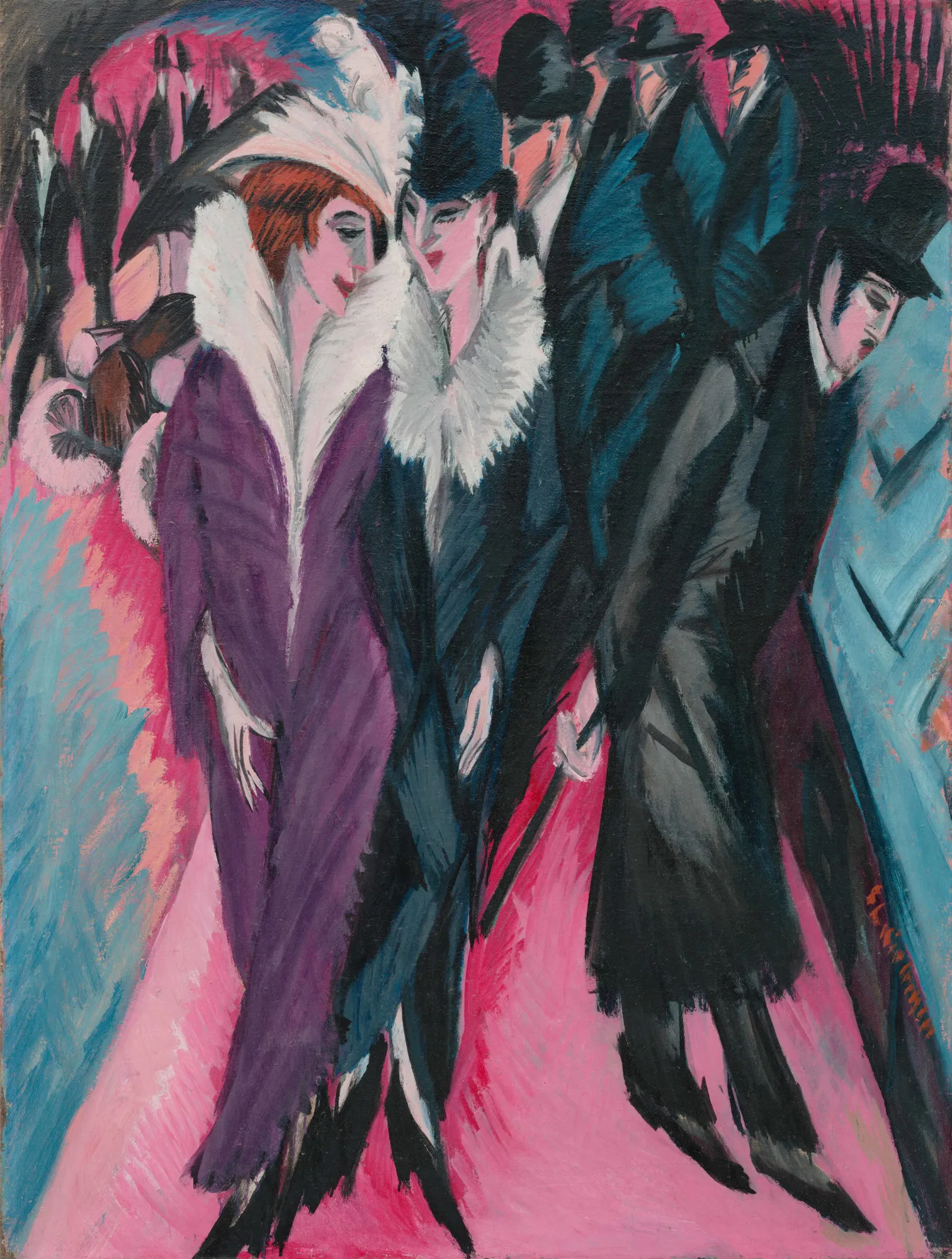 Street, Berlin (Đường phố Berlin – Sáng tác năm 1913)