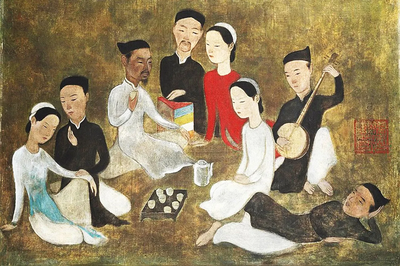 Tranh lụa Hát cô đầu (1941)