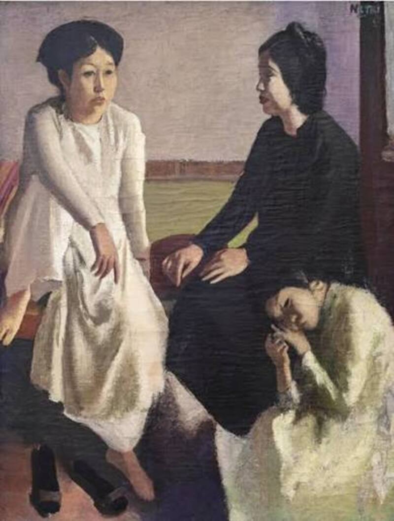 Bức tranh "Le Trois Femmes" (Ba người phụ nữ)