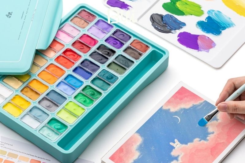 Cấu tạo của màu gouache