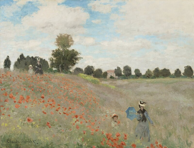 Cánh đồng hoa anh túc gần Argenteuil (Coquelicots)