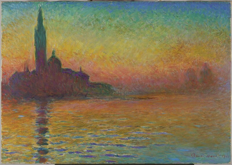 Tác phẩm San Giorgio Maggiore at Dusk - Claude Monet