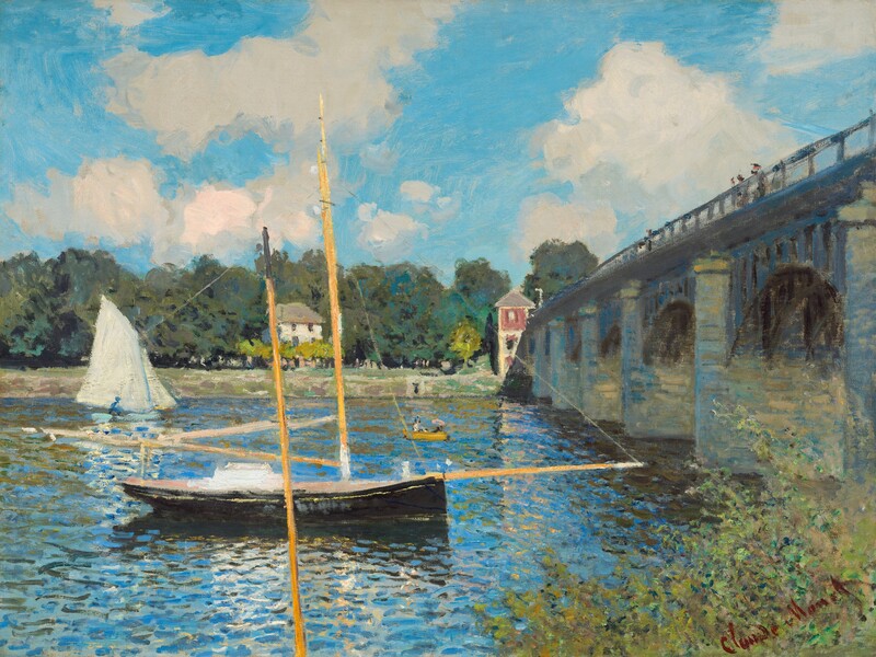 Bức tranh nổi tiếng "The Bridge at Argenteuil" (Cây cầu ở Argenteuil)