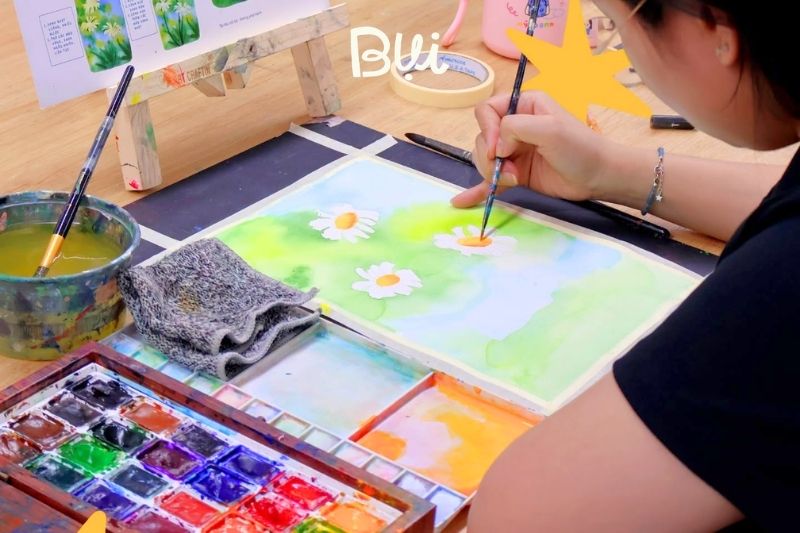 Các lỗi thường gặp khi học vẽ màu nước